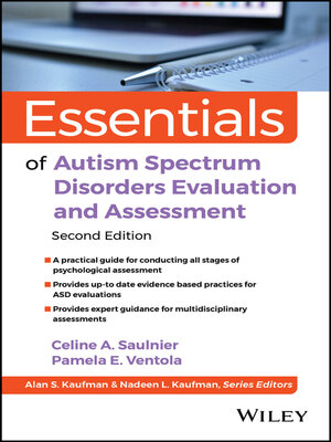 cover image of Essentials of Autism Spectrum Disorders Evaluation and Assessment